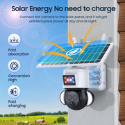 Cámara Solar 4G 3MP 12x Zoom Optico con Sirena y Alarma