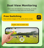 Cámara Solar 4G Doble Lente con 20X Zoom Óptico Camuflaje