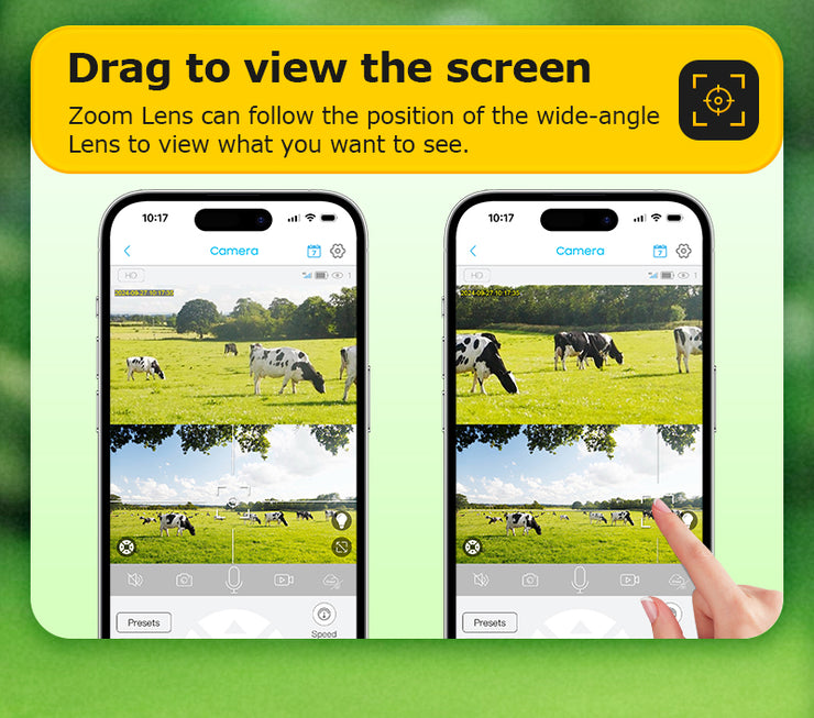 Cámara Solar 4G Doble Lente con 20X Zoom Óptico Camuflaje