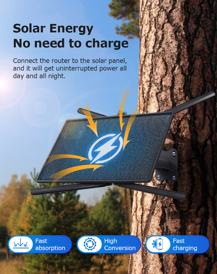 Modem Solar 4G Internet Portátil Señal 2.4 Ghz