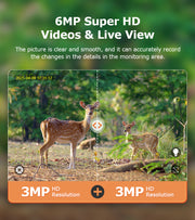 Mini Cámara Solar 4G Camuflaje Doble Lente 3MP