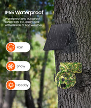 Cámara Solar 4G Camuflaje verde 3MP Visión nocturna