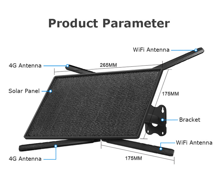 Modem Solar 4G Internet Portátil Señal 2.4 Ghz