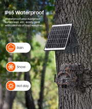 Mini Cámara Solar 4G 3MP CAMUFLAJE Autoseguimiento Alarma