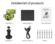 Cámara Solar 4G Camuflaje verde 3MP Visión nocturna