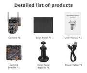 Cámara Solar 4G Doble Lente con 20X Zoom Óptico Camuflaje