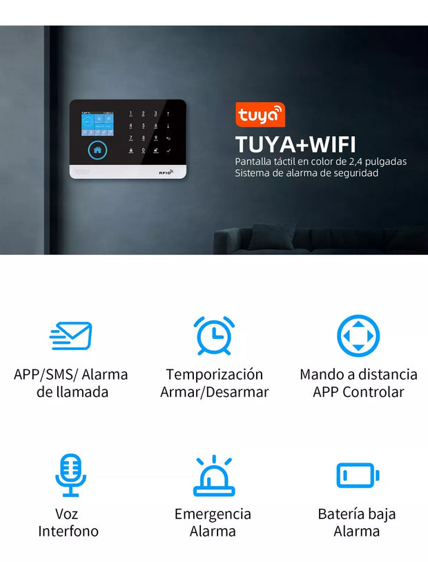 Sistema de Alarma wifi Inteligente