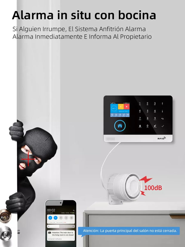 Sistema de Alarma wifi Inteligente