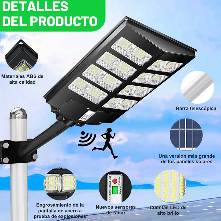 Lámpara Solar Exterior 800W Suburbana Uso Rudo – Cavisec