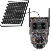 Cámara Solar 4G Doble Lente con 20X Zoom Óptico Camuflaje