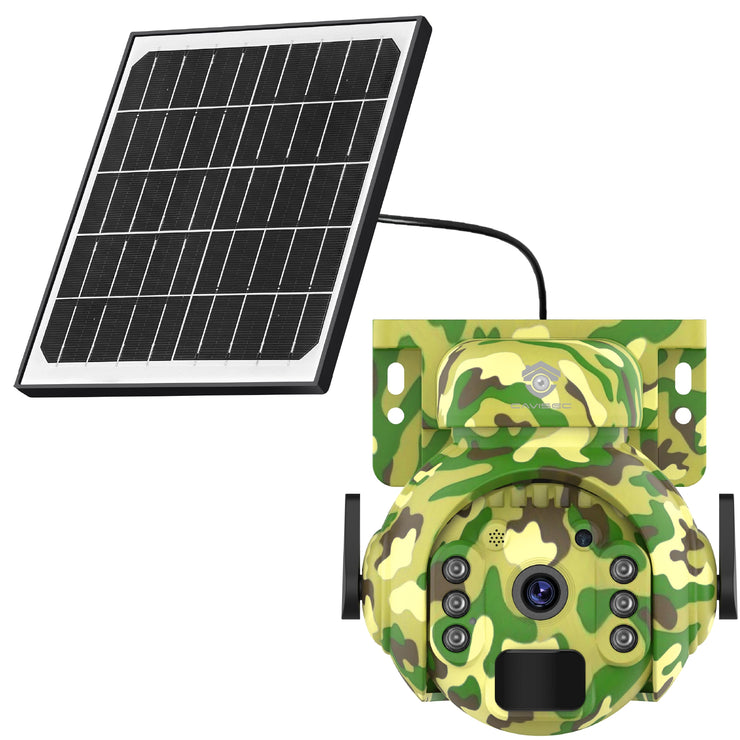 Cámara Solar 4G Camuflaje verde 3MP Visión nocturna