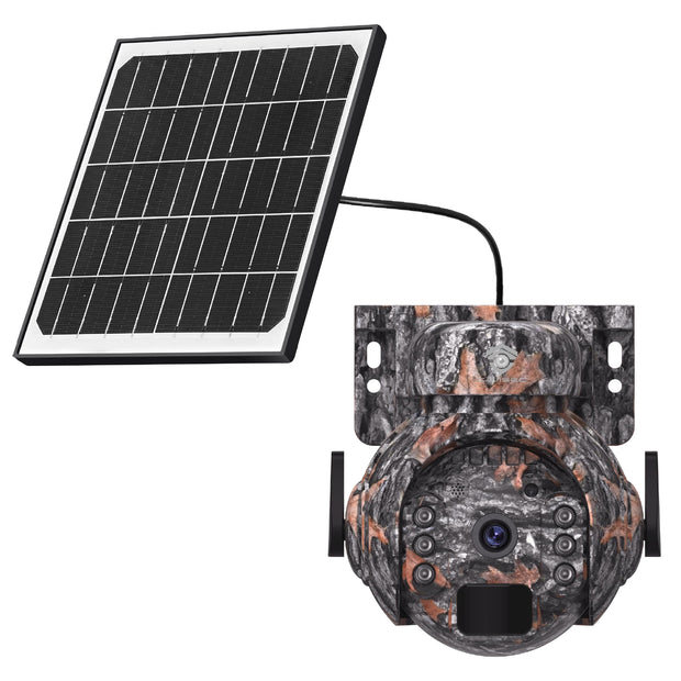 Mini Cámara Solar 4G 3MP CAMUFLAJE Autoseguimiento Alarma