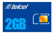 Chip Telcel con Plan Internet (3 meses de servicio)